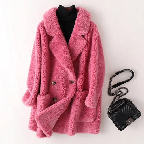 Juno - Women's Longline Sherpa Fleece Jacket