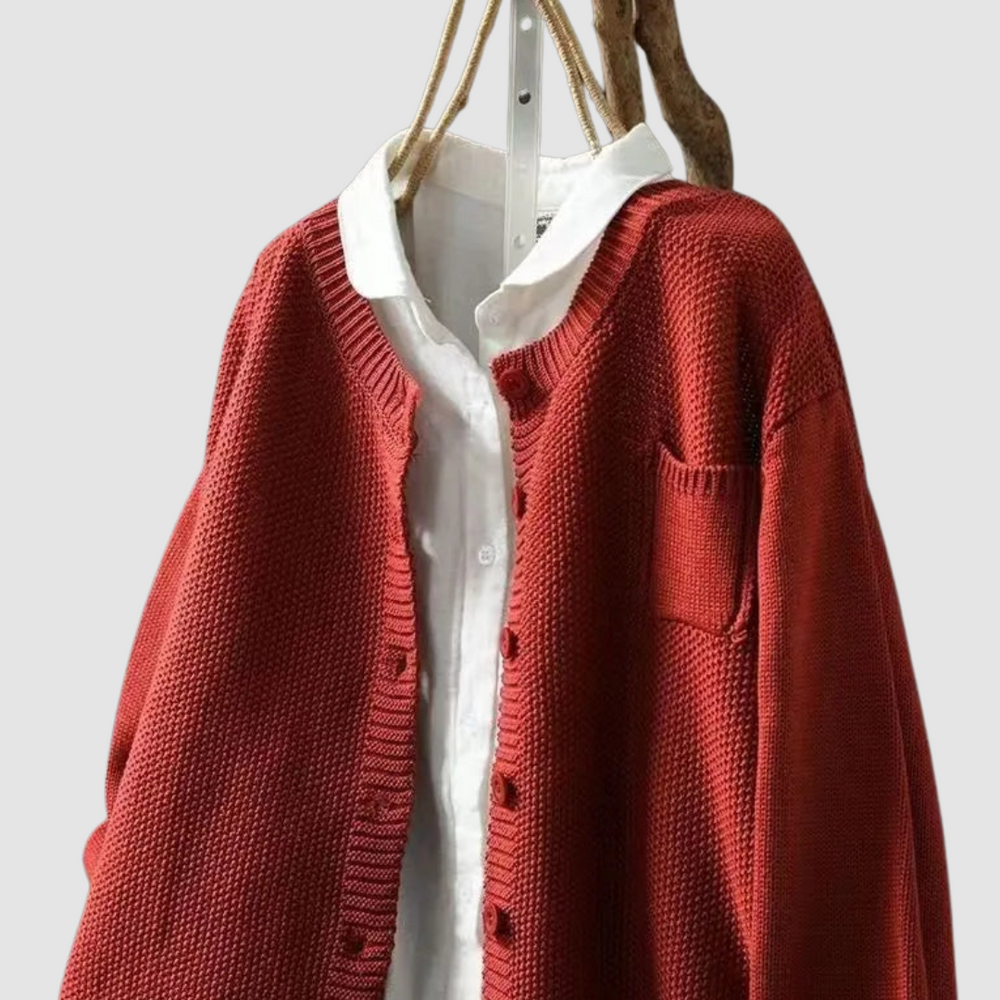 Adeline - Women's Knit Button Up Cardigan