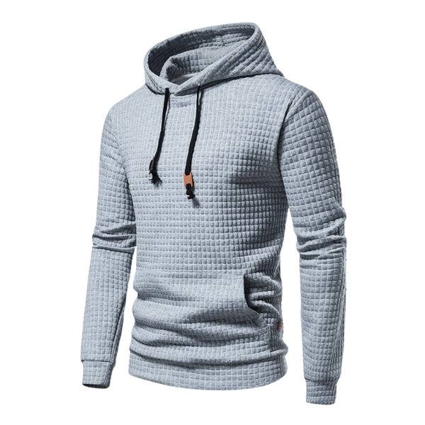 Alaric - Men's Waffle Knit Shawl Collar Sweater