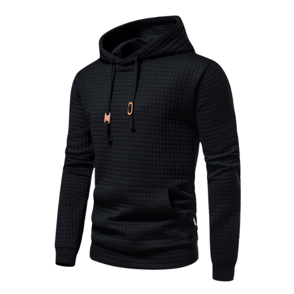 Alaric - Men's Waffle Knit Shawl Collar Sweater