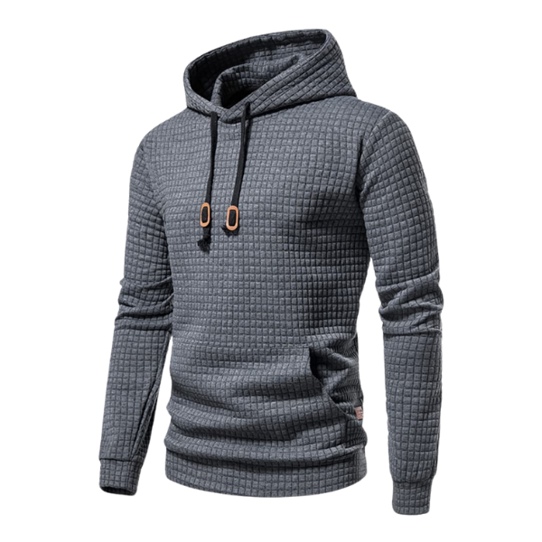 Alaric - Men's Waffle Knit Shawl Collar Sweater