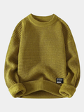 Anders - Men's Waffle Knit Crew Neck Sweater