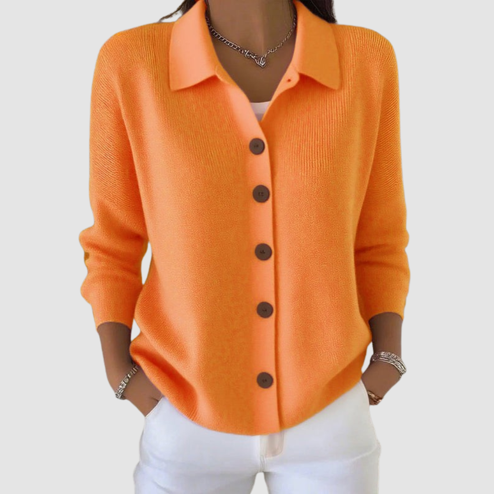 Anouk - Women's Knit Button Up Cardigan