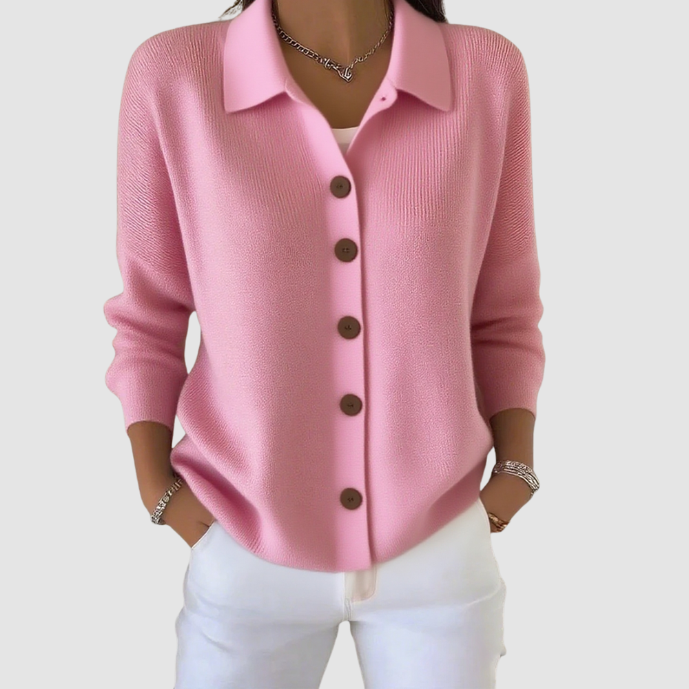 Anouk - Women's Knit Button Up Cardigan