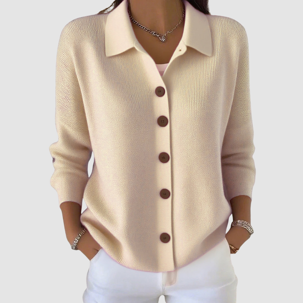 Anouk - Women's Knit Button Up Cardigan