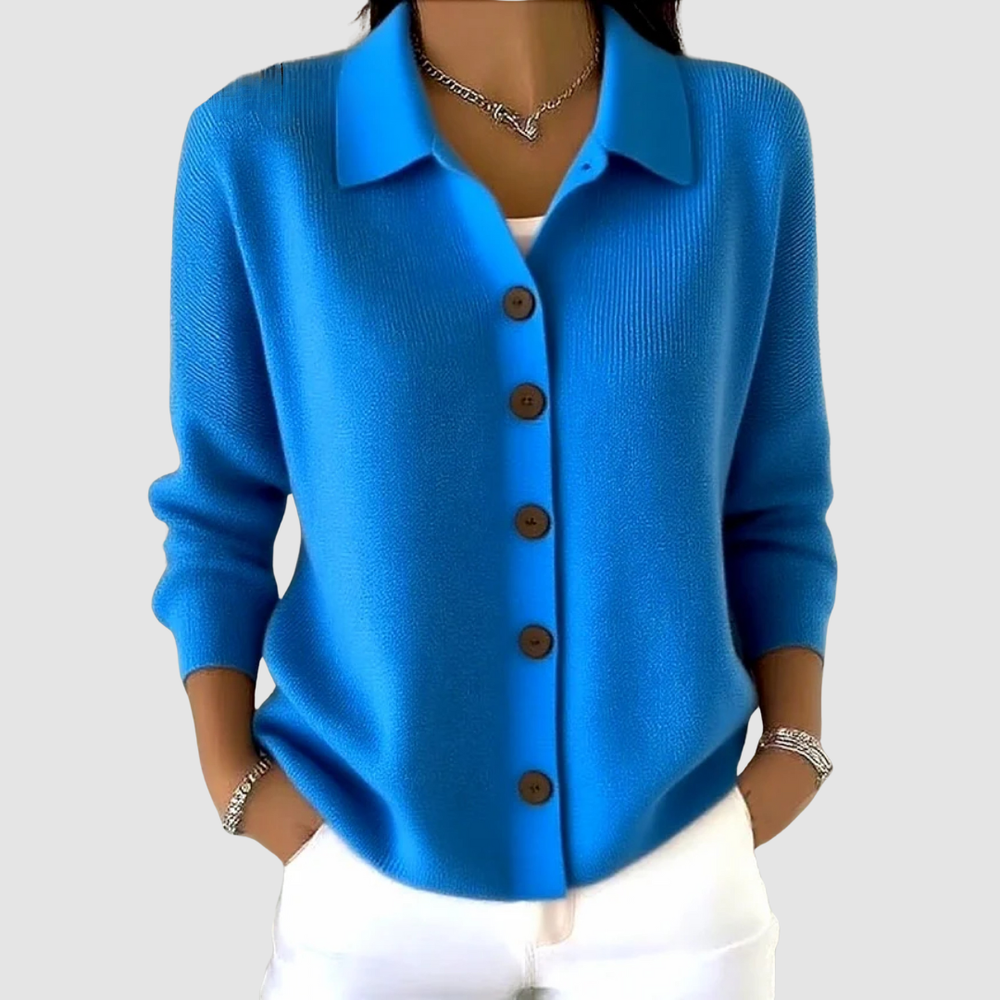 Anouk - Women's Knit Button Up Cardigan