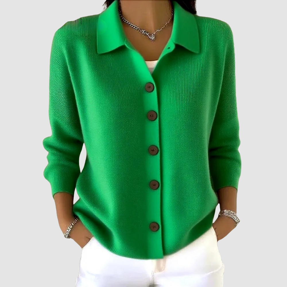 Anouk - Women's Knit Button Up Cardigan