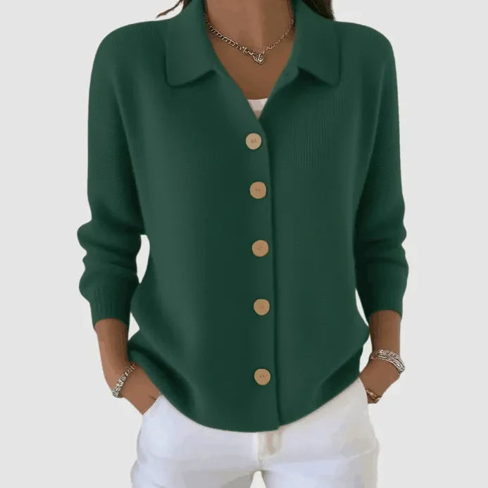 Anouk - Women's Knit Button Up Cardigan