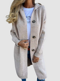 Ariadne - Women's Long Hooded Cardigan