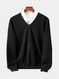 Arthur - Men's Slim Fit V Neck Knit Sweater