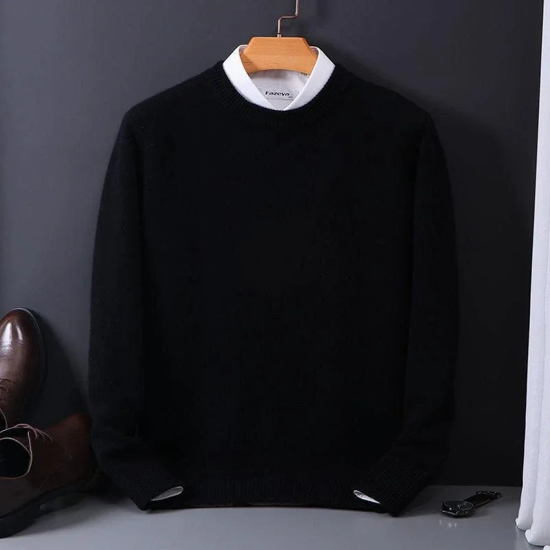 Auberon - Men's Knit Crew Neck Sweater