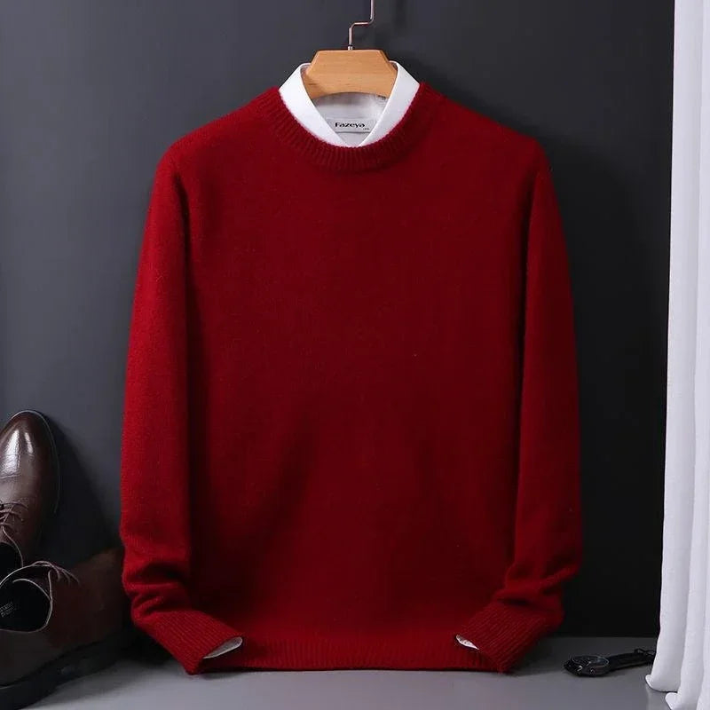 Auberon - Men's Knit Crew Neck Sweater