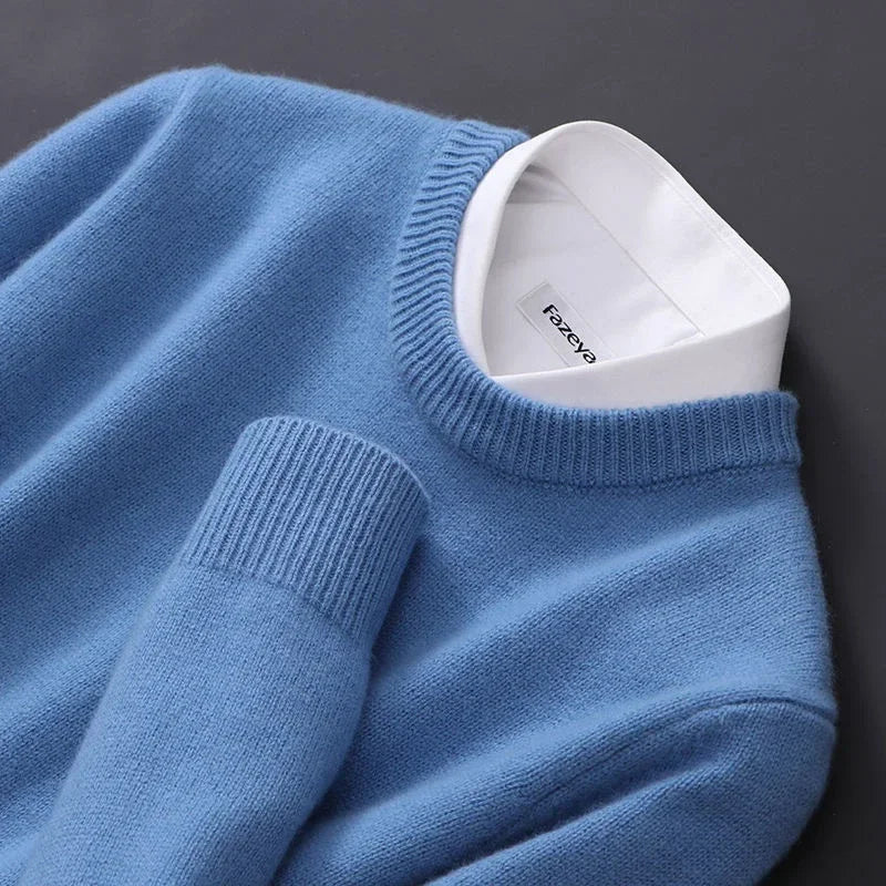 Auberon - Men's Knit Crew Neck Sweater
