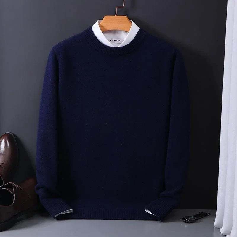 Auberon - Men's Knit Crew Neck Sweater
