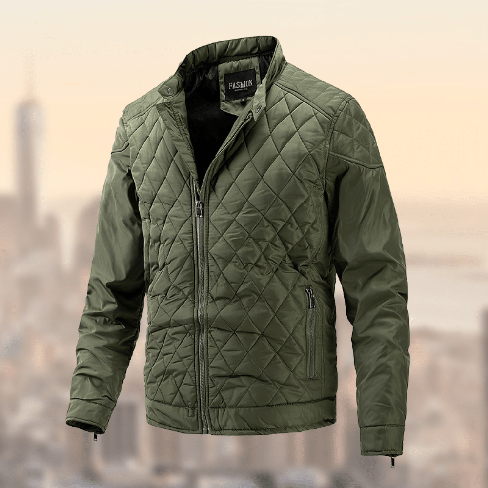 Benedict - Men's Quilted Zip Up Puffer Jacket