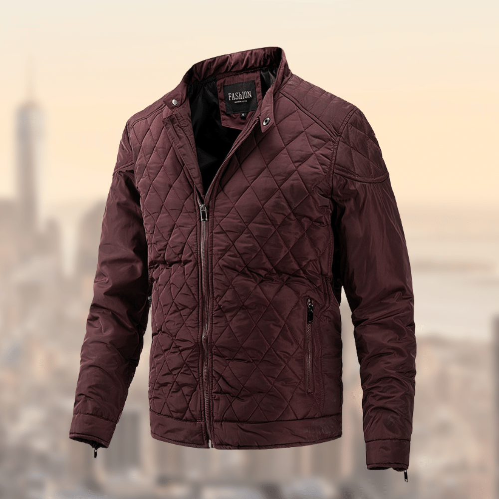 Benedict - Men's Quilted Zip Up Puffer Jacket