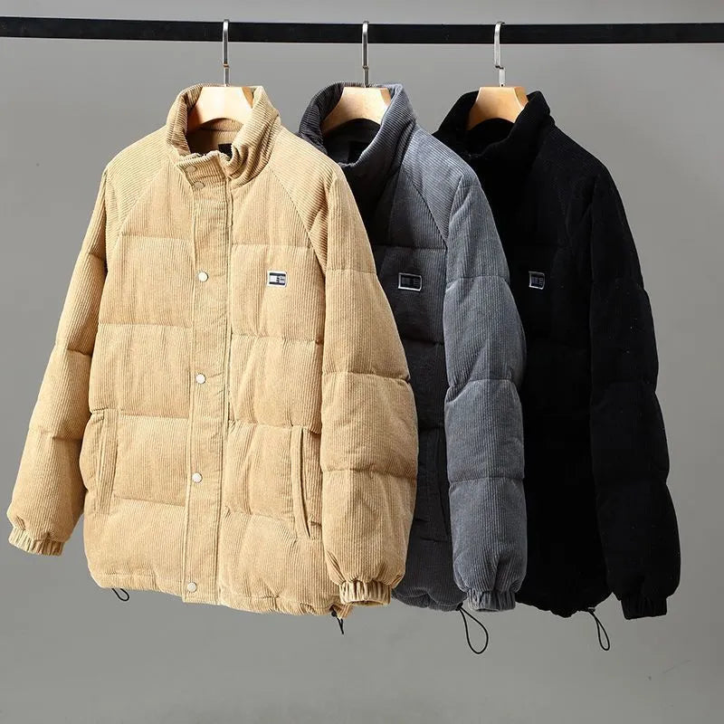 Blaise - Men's Corduroy Stand Collar Jacket