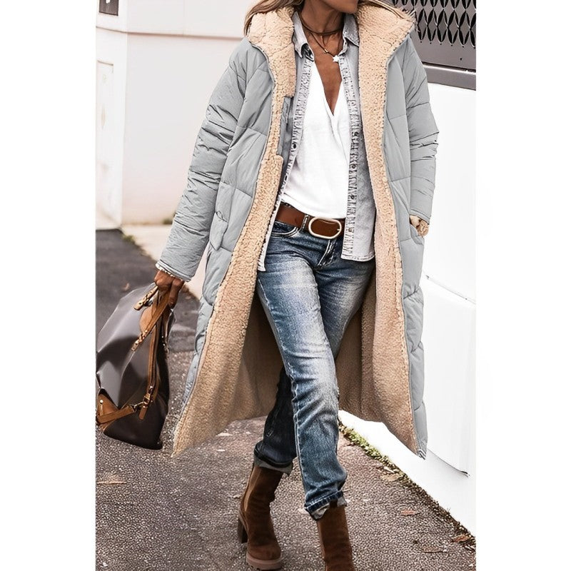 Bridget - Women's Long Fleece Coat