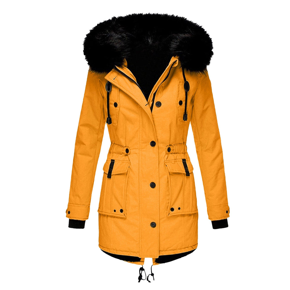 Brielle - Women's Fur Trim Parka Coat