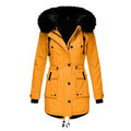 Brielle - Women's Fur Trim Parka Coat
