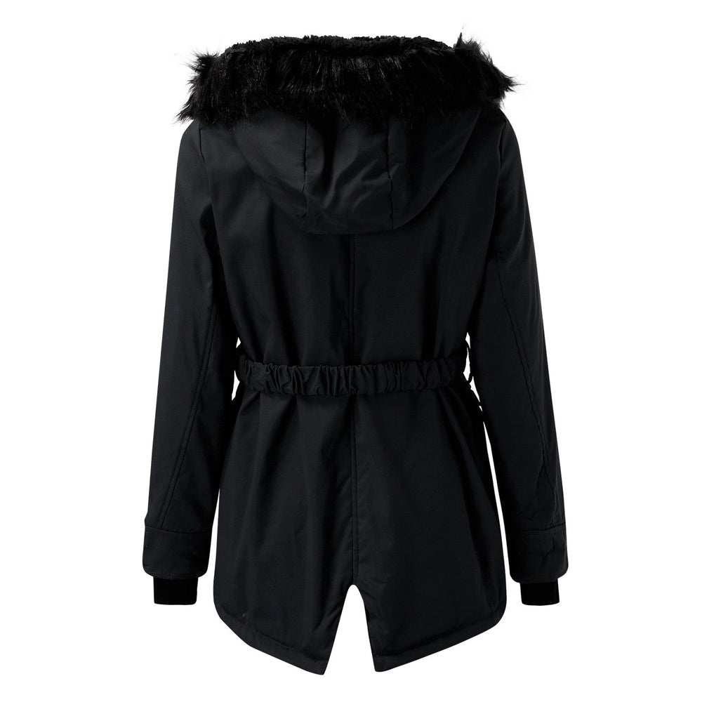 Brielle - Women's Fur Trim Parka Coat