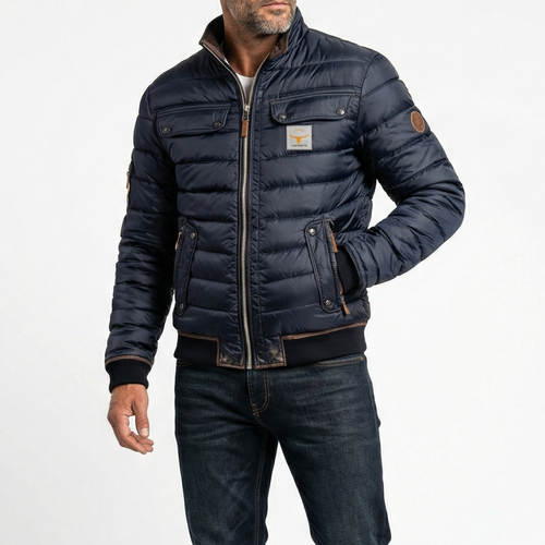 Callum - Men's Quilted Zip Up Puffer Jacket