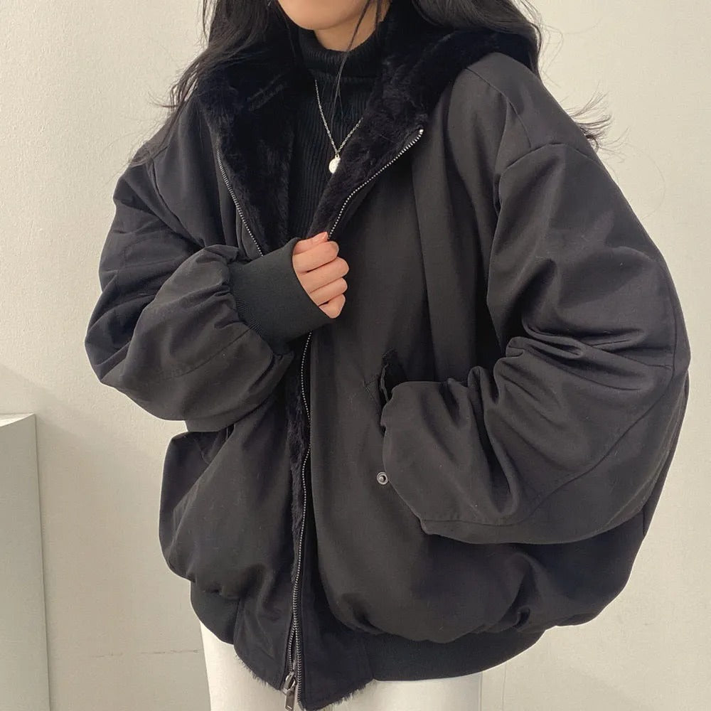 Carys - Women's Oversized Fleece Jacket