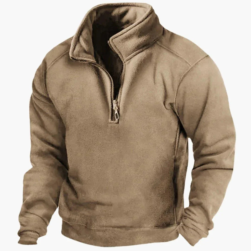 Caspian - Men's Quarter Zip Fleece Sweater
