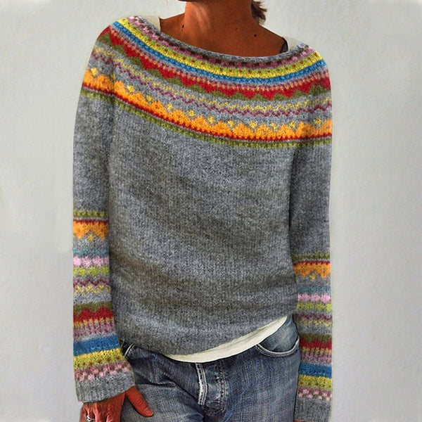 Clara - Women's Knit Crew Neck Sweater