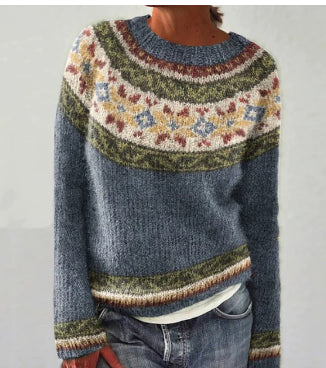 Clara - Women's Knit Crew Neck Sweater