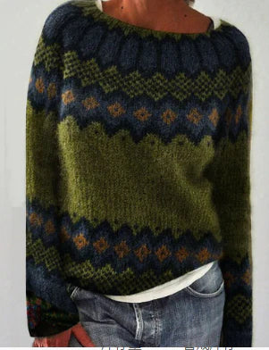 Clara - Women's Knit Crew Neck Sweater