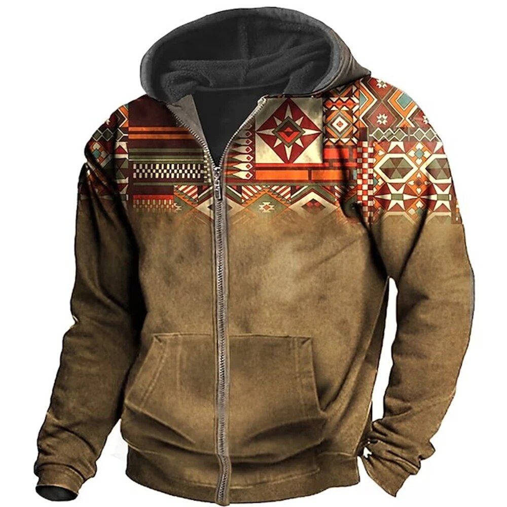 Clement - Men's Fleece Zip Up Sweater