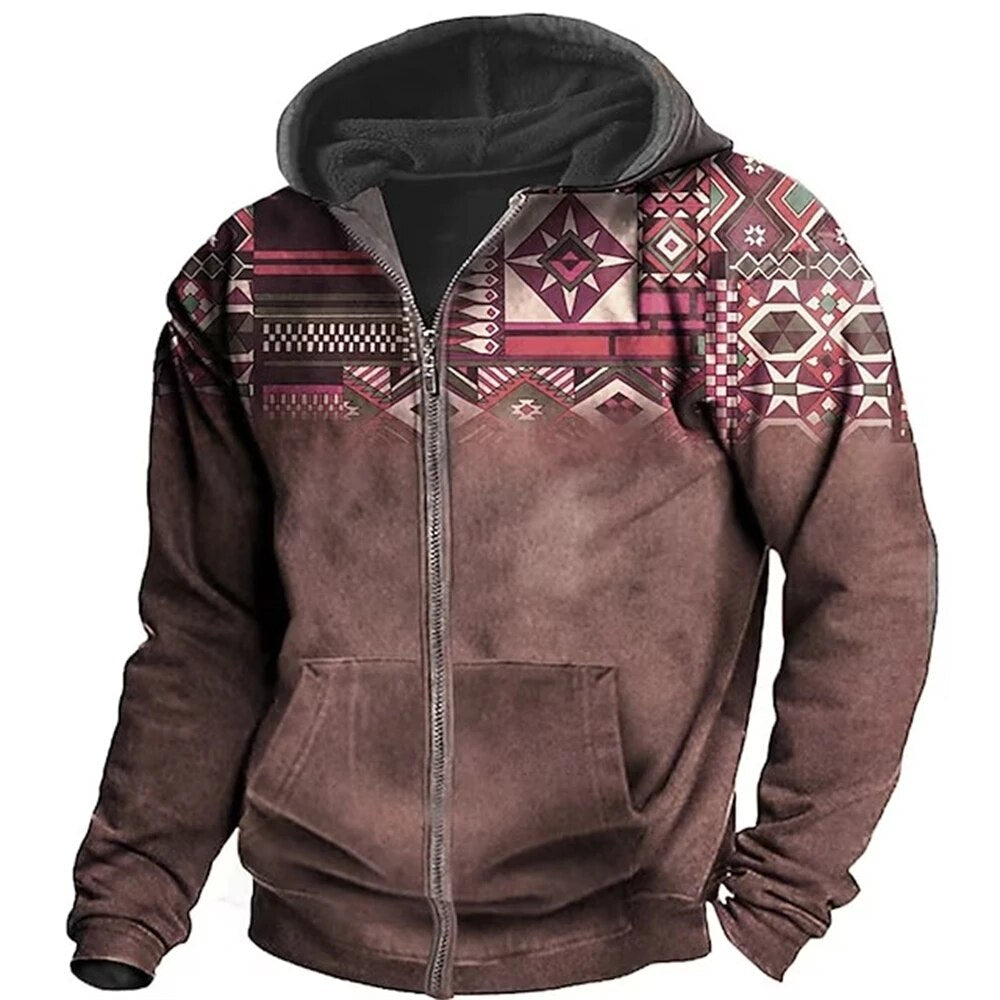 Clement - Men's Fleece Zip Up Sweater