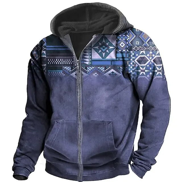Clement - Men's Fleece Zip Up Sweater