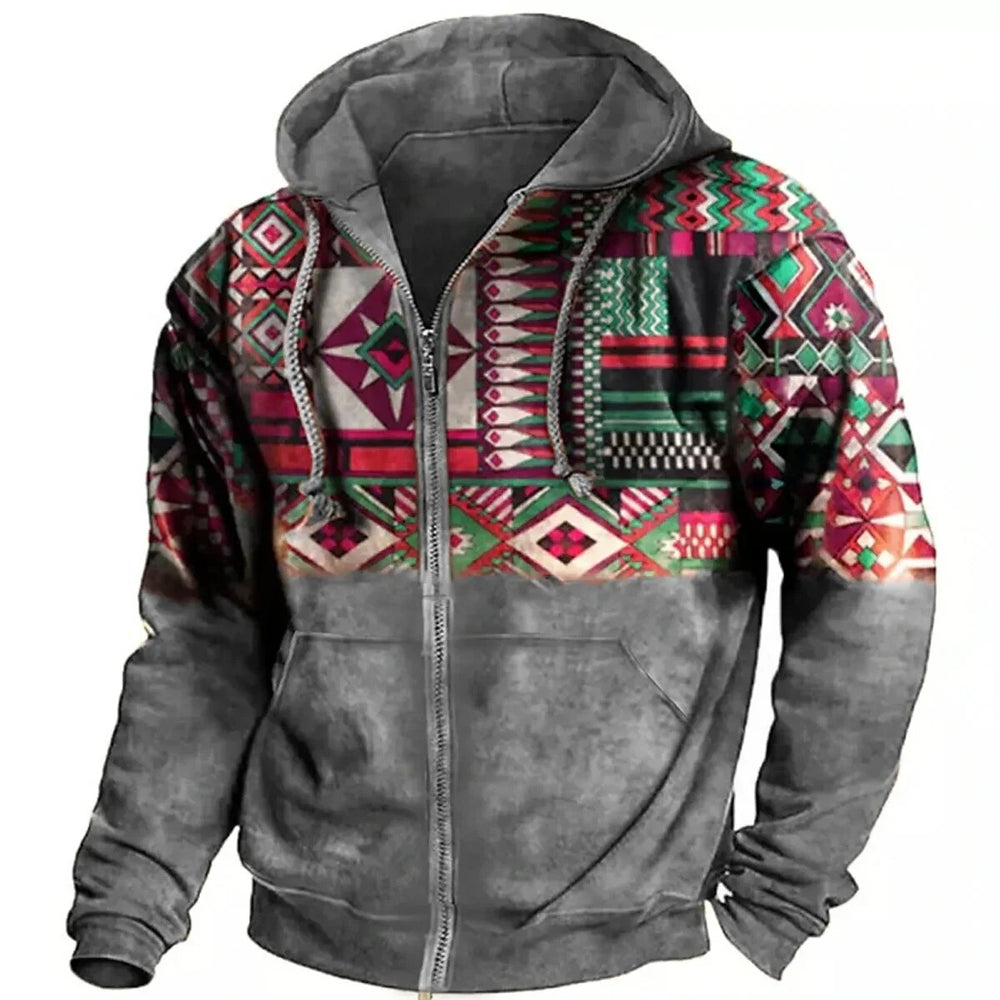 Clement - Men's Fleece Zip Up Sweater