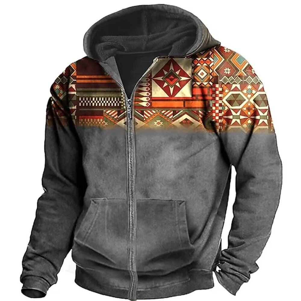 Clement - Men's Fleece Zip Up Sweater