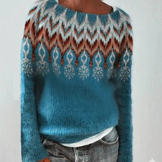 Colette - Women's Fair Isle Christmas Knit Sweater