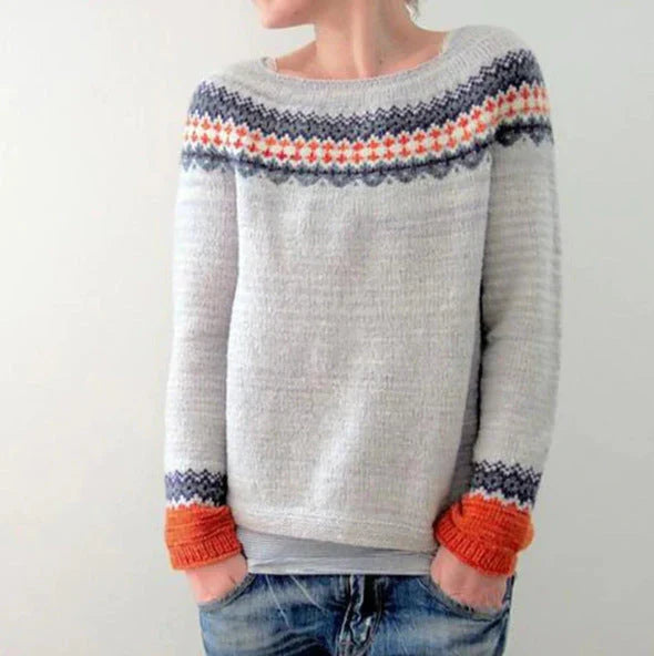 Colette - Women's Fair Isle Christmas Knit Sweater
