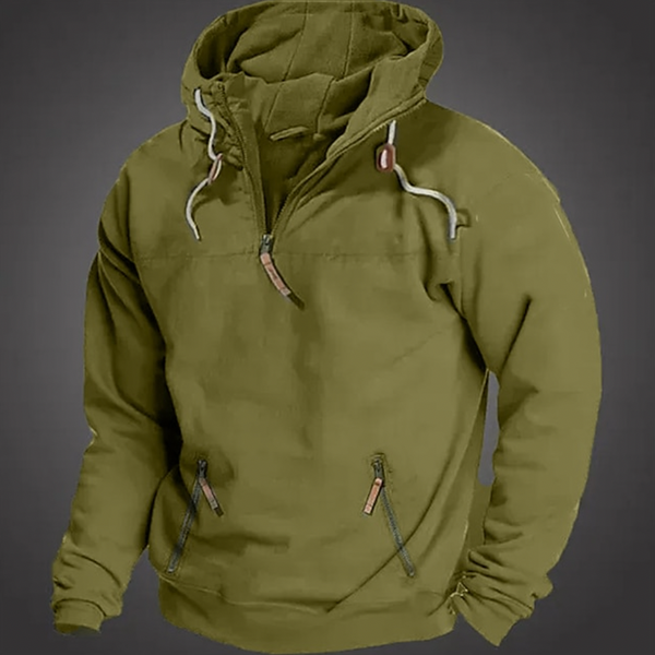 Donovan - Men's Half Zip Pullover Hoodie