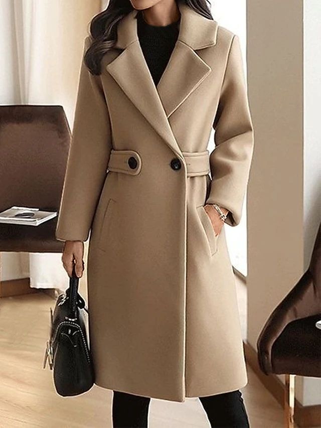 Dorothea - Women's Belted Winter Coat