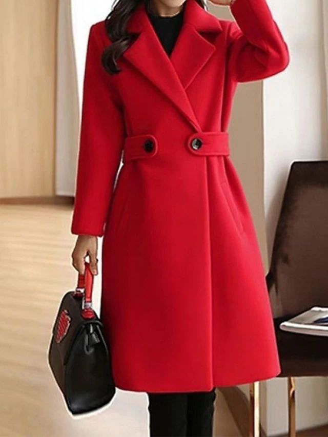 Dorothea - Women's Belted Winter Coat