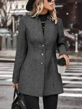 Elise - Women's Long Double Breasted Coat