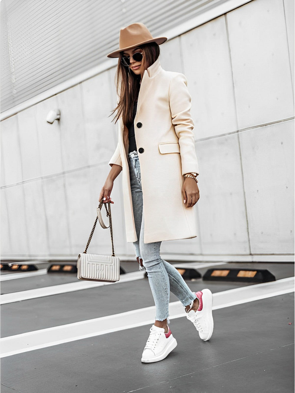 Ellery - Women's Long Double Breasted Coat