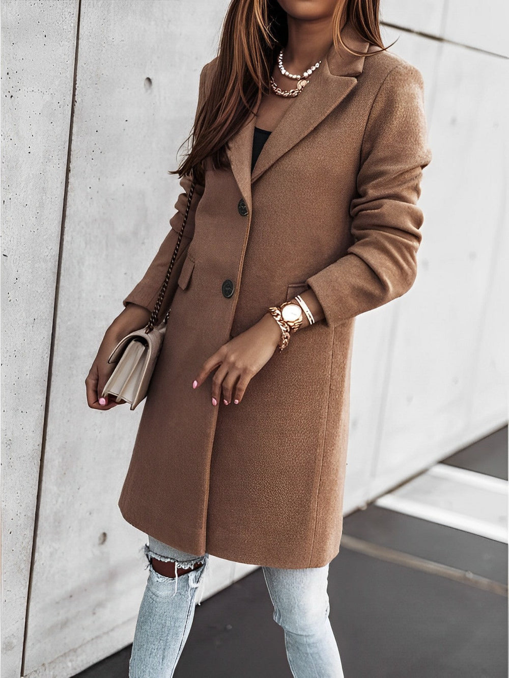 Ellery - Women's Long Double Breasted Coat