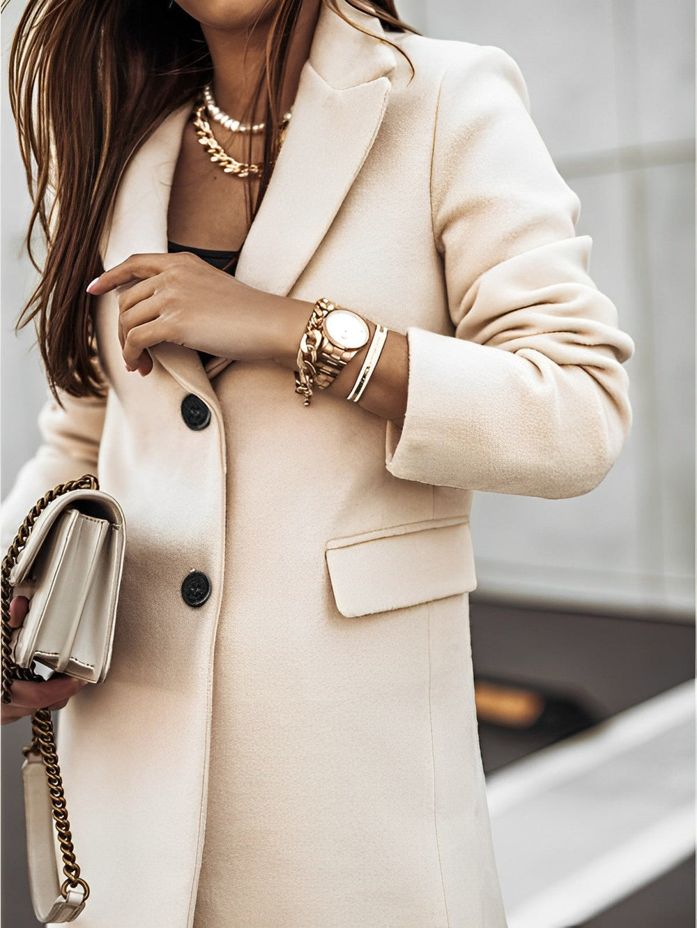 Ellery - Women's Long Double Breasted Coat