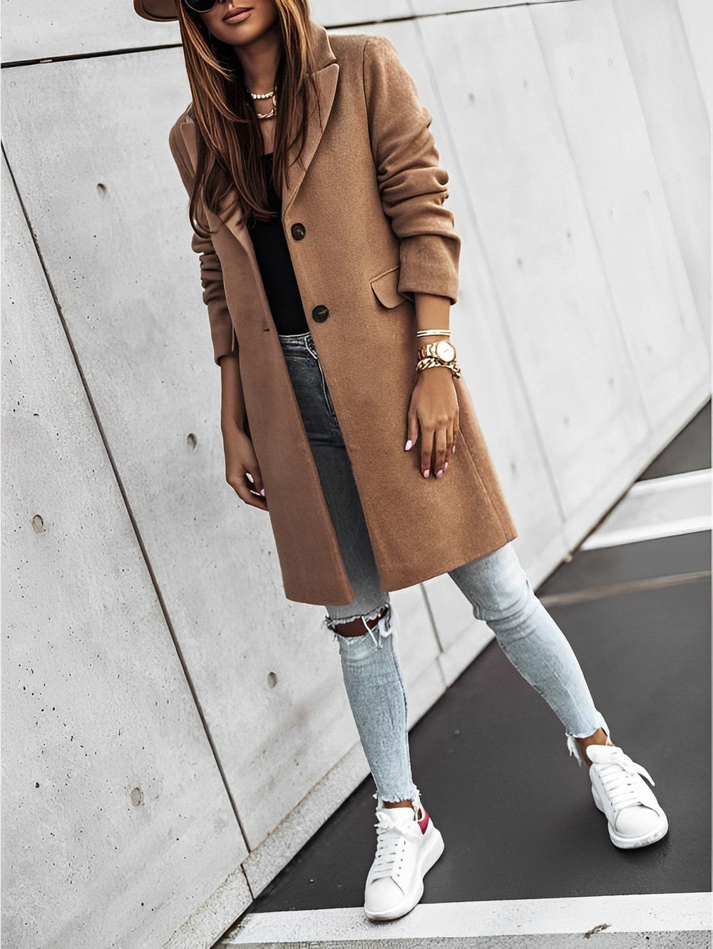 Ellery - Women's Long Double Breasted Coat
