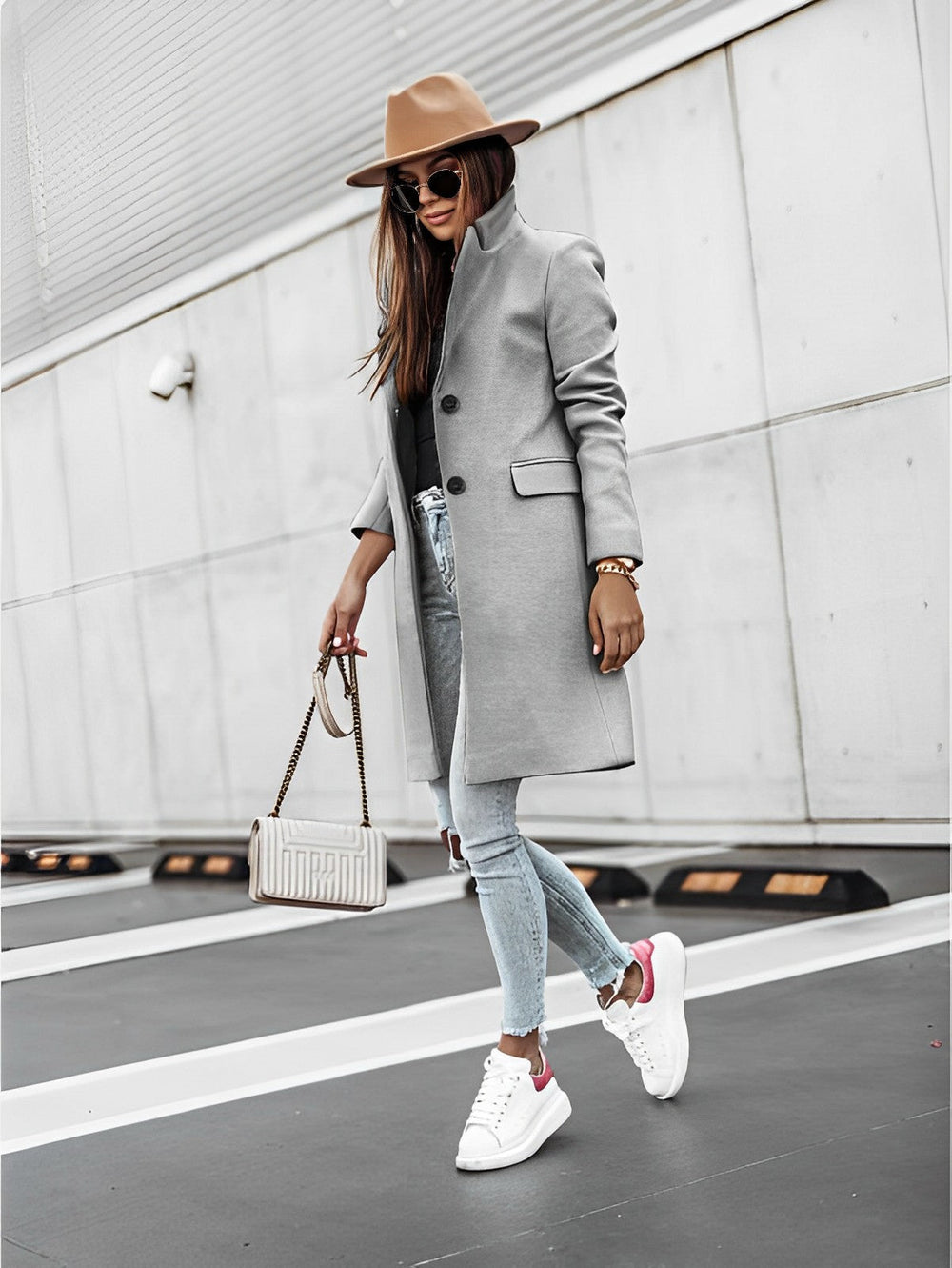 Ellery - Women's Long Double Breasted Coat