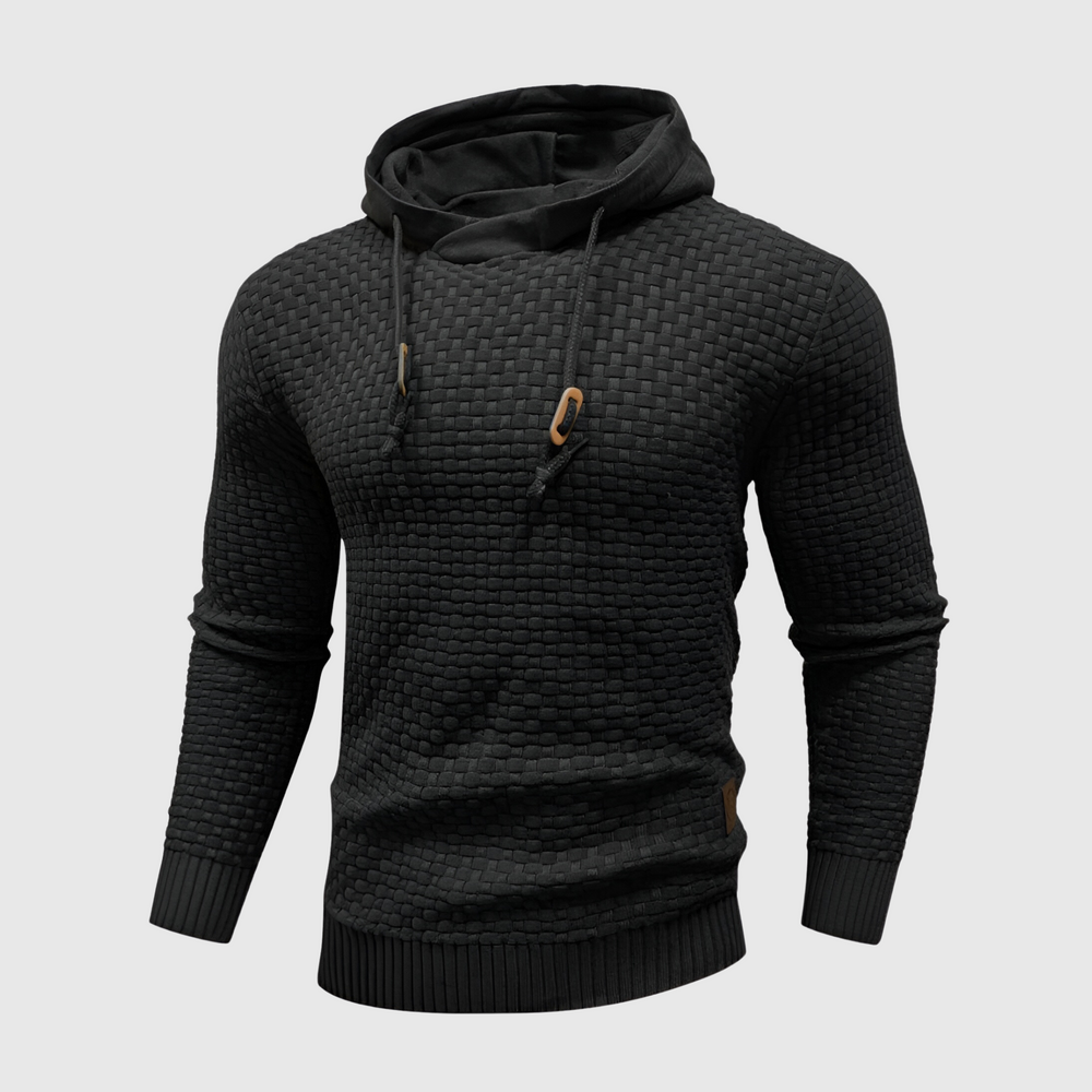 Emeric - Men's Knit Pullover Hoodie