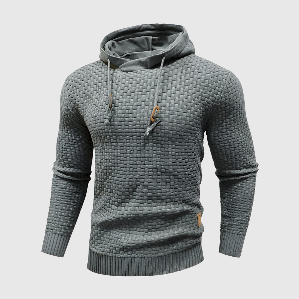 Emeric - Men's Knit Pullover Hoodie