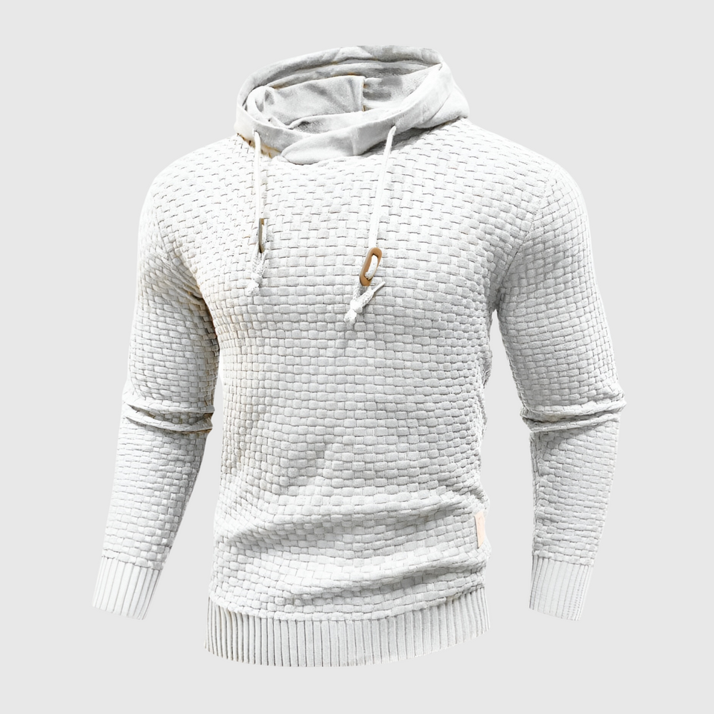 Emeric - Men's Knit Pullover Hoodie